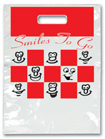 Bags - 2 Color Smiles 2 Go Small 7.5x9 (100)