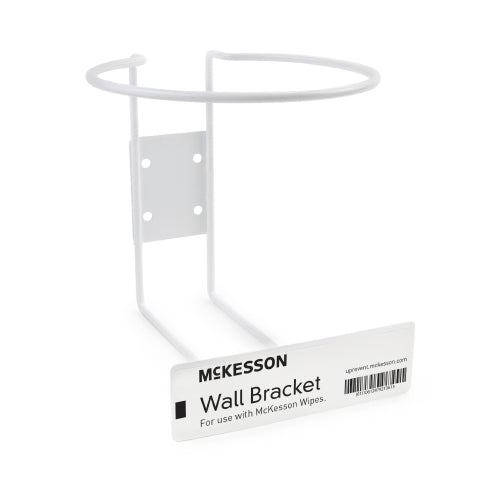 Wall Bracket McKesson 6-1/4 X 6-1/4 X 6 Inch, Powder Coated, White Metal