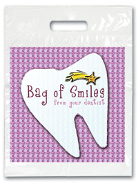 Bags - Full Color Bag Of Smiles Large 9x13 (250)