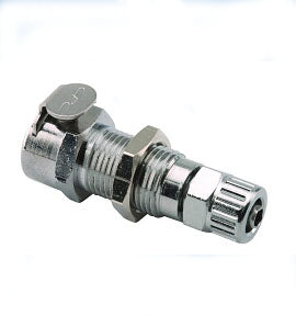 Dci #0004 - Panel-Mount Tube 1/4" Coupler With Shut-Off