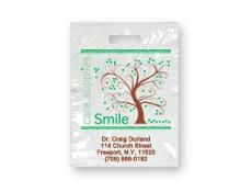 Bags - 2 Color Tree Smiles Imprnt 7.5x9 (500)