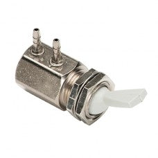DCI #7152 - Toggle Valve, Side Ported, 2-Way, Gray