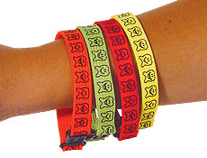 Bracelets - Childrens Woven Tooth Assorted (72)