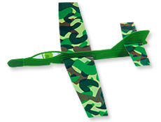 Toys - Plane Camouflage Glider Assorted (144)