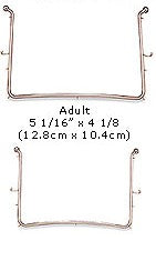Rubber Dam Holder Contoured -  7 Tines with Hooks And Balls