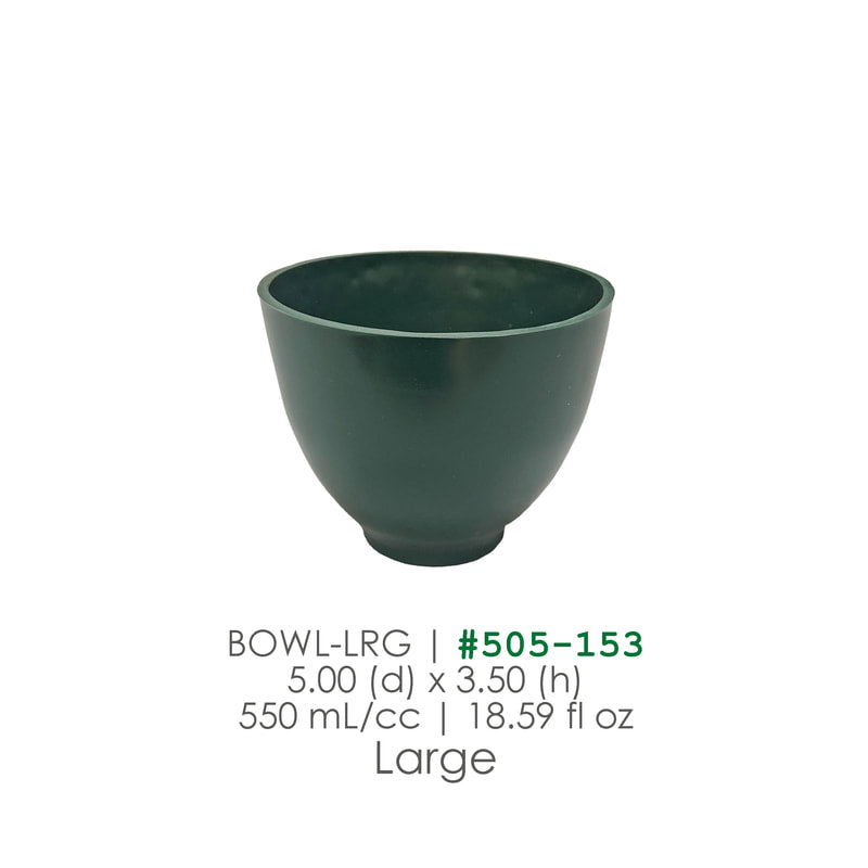 Plaster Flexible Green Mixing Bowls