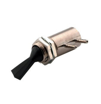Dci #7155 - Toggle On/Off Valve Side Port "Round Body" - Black