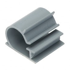 DCI #9043 - 3/4" Adhesive Clamp, Gray; Pkg of 5