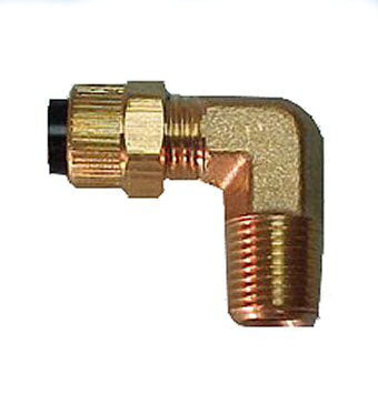 DCI #0936 - 1/4" Poly Elbow X 3/8" Mpt