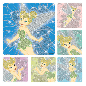 Stickers - Glitter Tinkerbell Asst 2.5x2.5 (50)