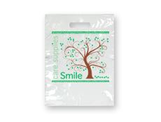 Bags - 2 Color Tree Smiles Small 7.5x9 (100)