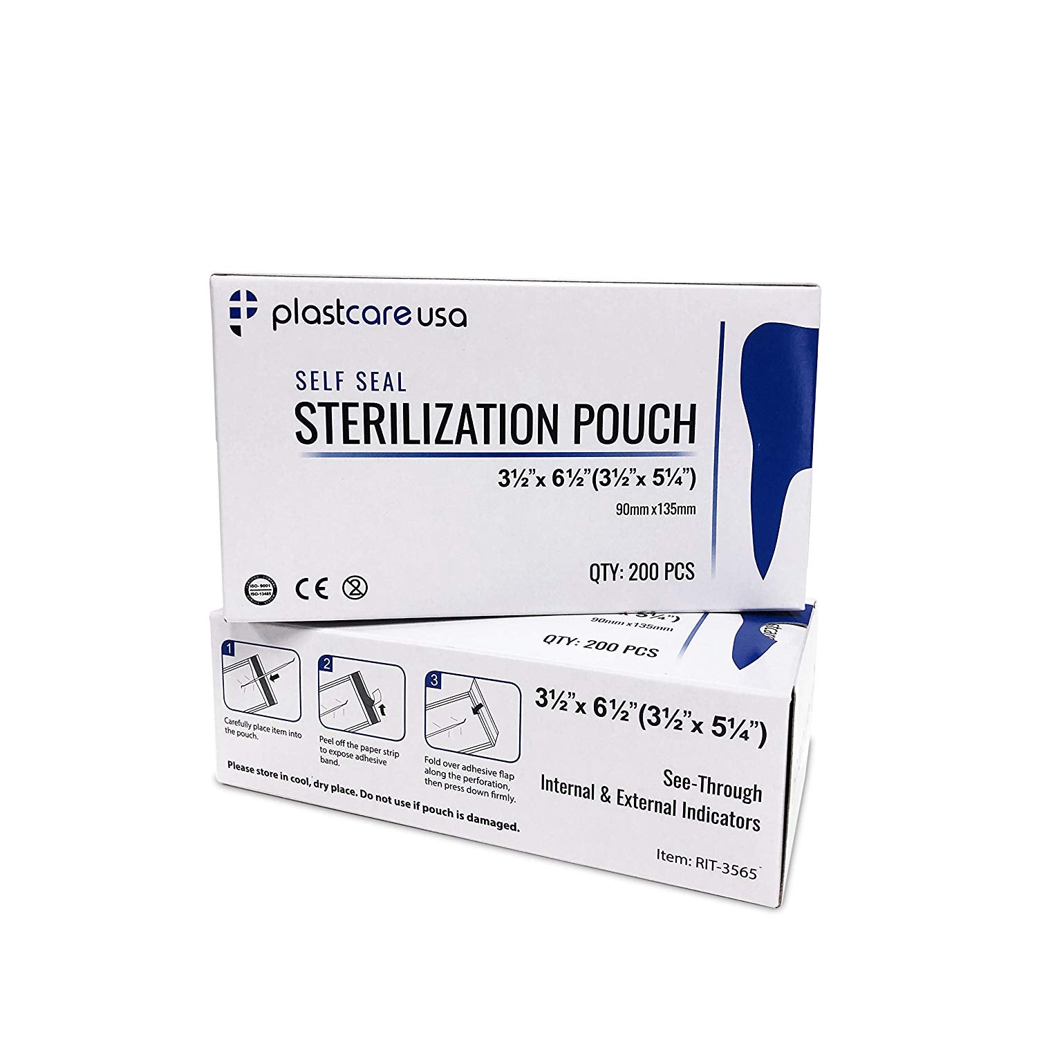 STERILIZATION POUCHES 3.5*5.25 200PCS/BOX
