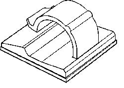 RPI Part #ADC058 Cord Clip