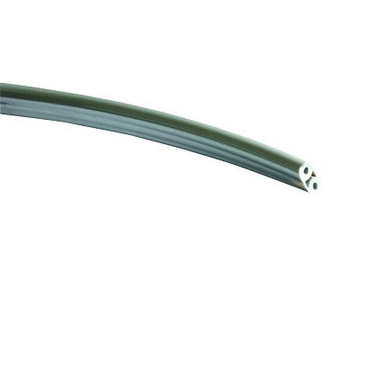 DCI #236R - Tubing 2-Hole Syringe Asepsis 100Ft Roll Sterling Gray