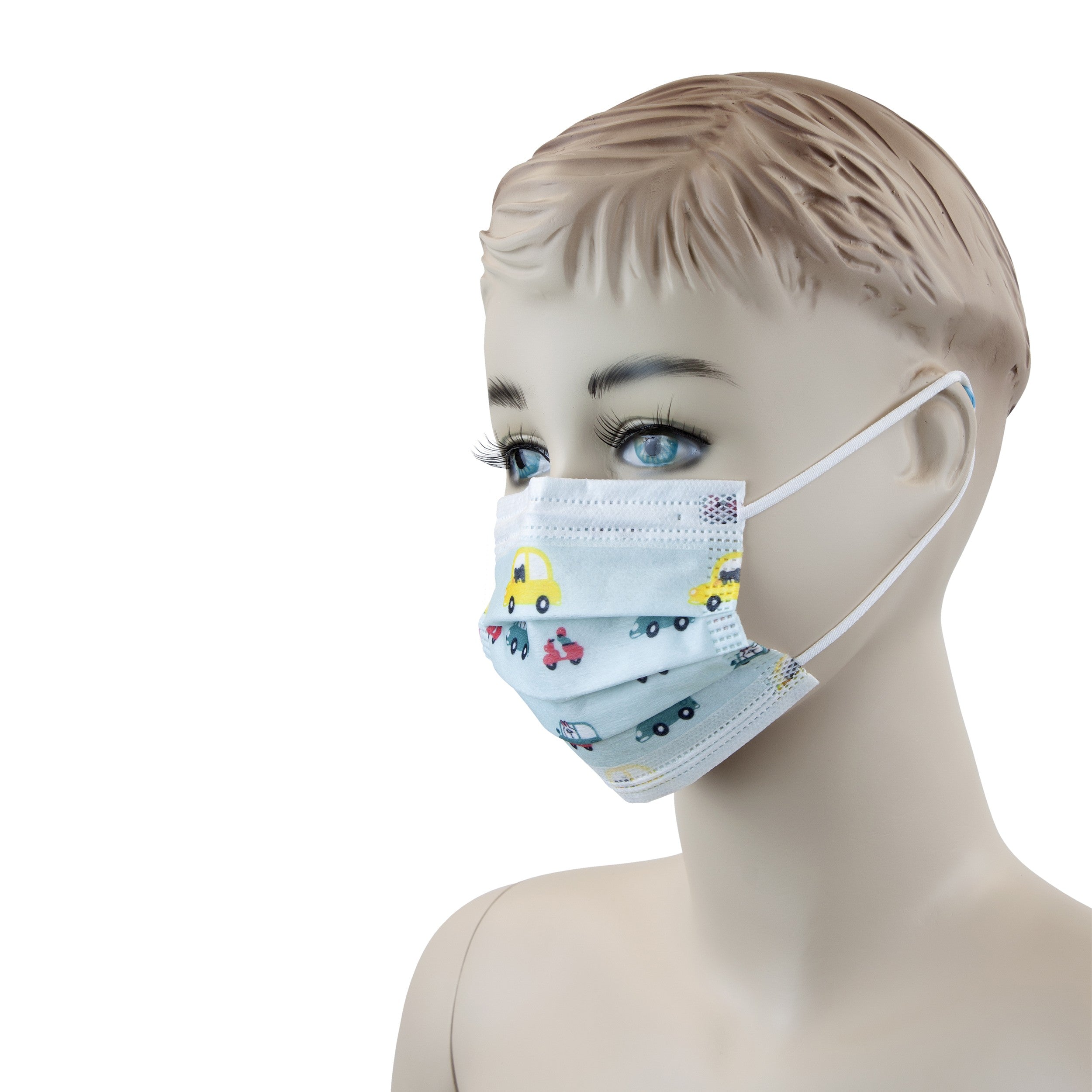 Dynarex Child Face Masks, 50/pk. Choose Color: