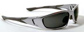 Glasses - Gun Metal Frame - Black Tips - Smoke Lens