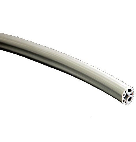 Dci #432Ct - Gray Coiled Asepsis Style 4-Hole Handpiece Tubing W/Connector