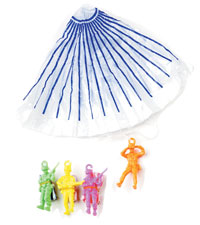 Toys - Parachute w/Characters Assorted (48)