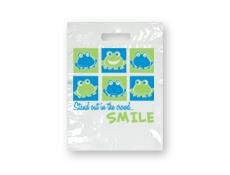 Bags - 2 Color Stand Out Small 7.5x9 (100)