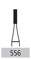 Surgical Burs - 556 Cross Cut Flat Fissure Fg - 10 Pack - Johnson ...