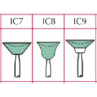Dura-Green Stone - Shape IC7-9 - 12/Pcs or 72/Pcs