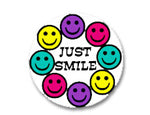 Stickers - Just Smile Stickers  (100pk)