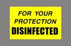 Disinfected Sticker - 250/roll #1951