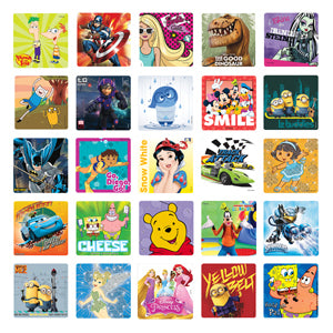 2,500 Assorted Character and Dental Stickers