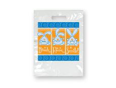 Bags - 2 Color Bunnies Small 7.5x9 (100)