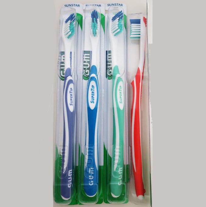 GUM SuperTip Toothbrush Soft, Compact Head (12) - 461
