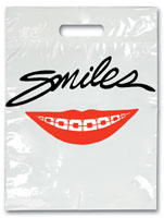 Bags - 2 Color Smiles w/Braces Large 9x13 (100)