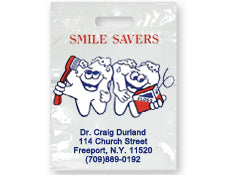 Bags - 2 Color Smile Savers Imprint 9x13 (500)
