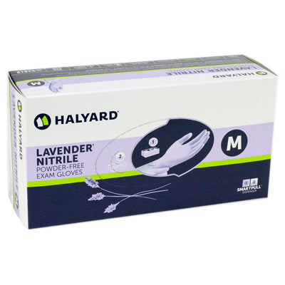 Nitrile Exam Gloves, Medium Lavender (Pack of 250)