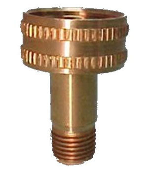 DCI #0853 - 3/4" X 1/4" Swivel Connector Female Garden Hose To Male Pipe