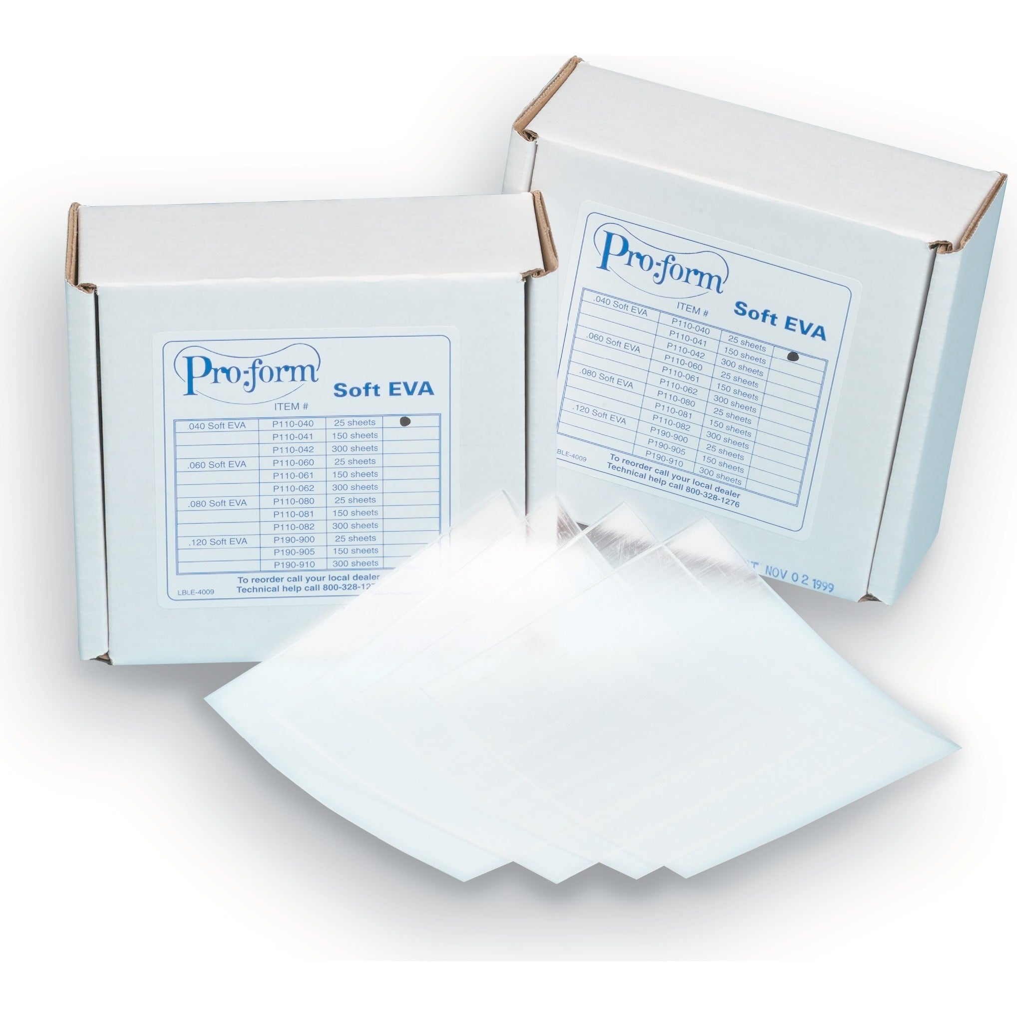 Keystone - ProForm - EVA Tray Material .080 Soft Eva (25/Pk) Clear