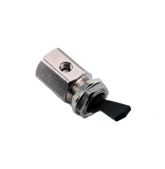 DCI #7010 - Black Toggle On-Off 2-Way Valve