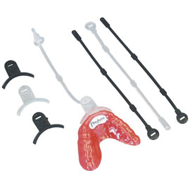 Keystone - ProForm Black Mouthguard Straps to be used with Pro-Form mouthguards, pack