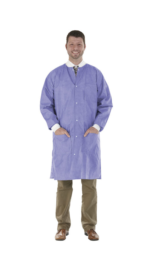 High Performance lab coats, Plum Purple, X-Large, 12/bg