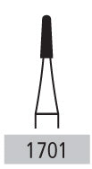 Carbide Burs - # 1701 Round End Croos Cut Tapered Fissuret