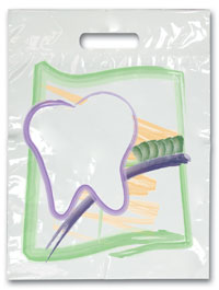 Bags - Full Color Tooth & Brush Large 9x13 (250)