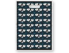 Scatter Bag - 3 Teeth Black Clear 7x10 (100)