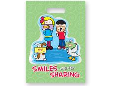 Bags - Full Color Sharing Smiles Large 9x13 (250)