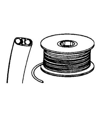 DCI #231R - Black Asepsis Style 2-Hole Syringe, (100 Ft. Roll)
