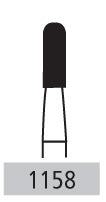 Carbide Burs - # 1158 Round End Fissure