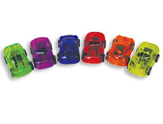 Toys - Transparent Pull Back Cars Assorted (36)