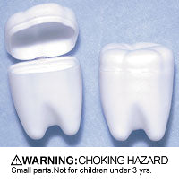 Thooth Savers - Toy Tooth Shaped Tooth Savers White (72)