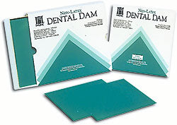 Non-Latex Dental Dam Teal Green