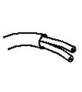 Dci #635 - Black, Prophylaxis Unit Replacement Tubing