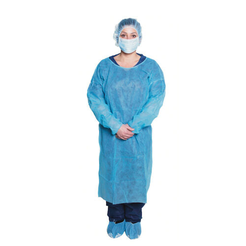 Isolation Gowns - (10) **BLUE** 301-BL