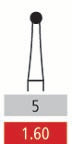 Carbide Burs - Bur Size #5 Round